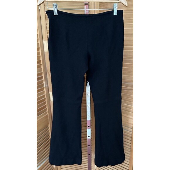 Gianni Versace Women's Black Wool Pull On Flare Pants Size 29 x 30 - Picture 6 of 11